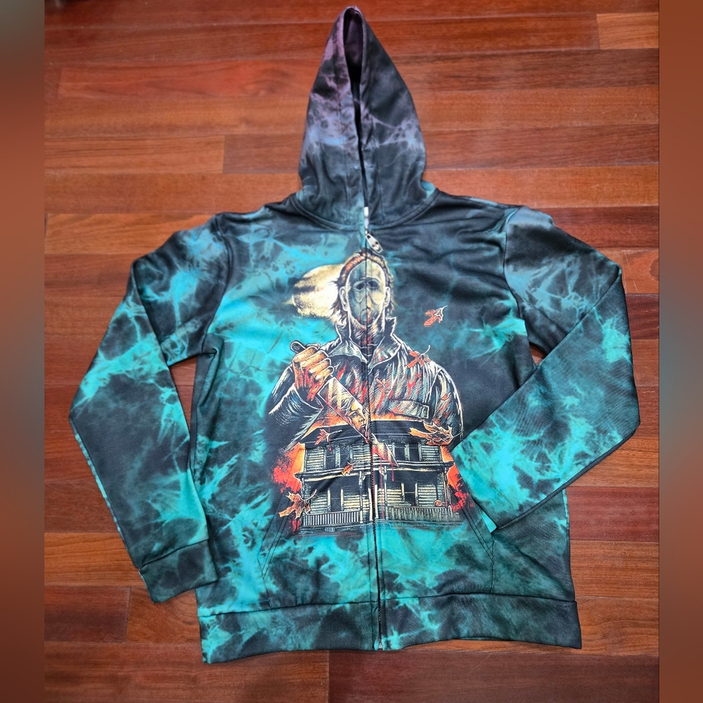 Michael Myers Halloween Unisex Sweatshirt AOP Hoodie Graphic Allover Size Large